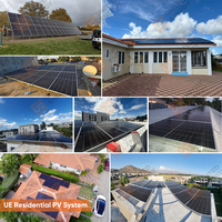 Kit complet Deye Système solaire domestique 5kW 10kW 20kW avec onduleur hybride et batterie basse tension 10kWh 15kWh BMS intégré