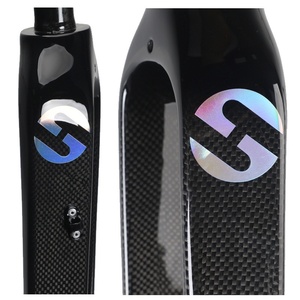 <span class=keywords><strong>Horquilla</strong></span> Delantera para Bicicleta de Montaña de <span class=keywords><strong>26</strong></span> Pulgadas, Multicolor, Ultraligera, de Tubo Recto, con Freno de Disco, de Fibra de Carbono Rígida, con Liberación Rápida - Product Image 4