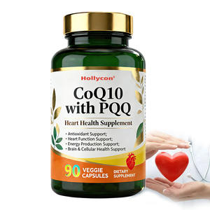 תוסף תזונה לבריאות הלב לייצור אנרגיה סלולרית, נוגד חמצון, תמיכה בבריאות המוח והלב, קואנזים Q10 עם כמוסות PQQ - Product Image 1