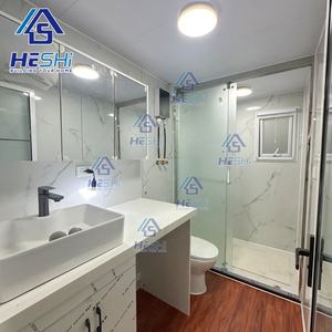 全新设计预制小型20英尺40英尺可扩展集装箱房屋预制平房<span class=keywords><strong>2</strong></span>、4、5卧室便携式住宅 - Product Image 6