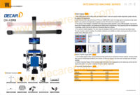 Mesin pelurus roda 3d otomatis komputer, mesin pelurus roda PRO 5G 4 Post Lift, pengganti Ban dan mesin penyeimbang roda kombo