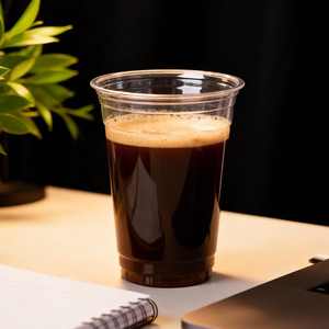 Vasos de Plástico Transparente Desechables para Bebidas, Té de Burbujas, Refrescos y Café Helado, de 16 oz, con Logotipo Personalizado Impreso - Product Image 1