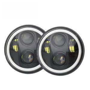 Phare LED rond de 5,75 pouces, 12V, étanche, 75W, 6000K, faisceau haut/bas, ampoule universelle pour véhicules - Product Image 1