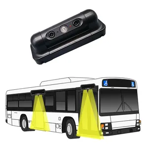 HPC168 대중 교통 버스 카메라 승객 카운터 센서 버스 승객 계산 시스템 용 3D 사람 카운터