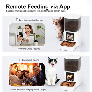 Distributeur automatique de nourriture pour chat intelligent 5L, distributeur automatique de nourriture pour chien, distributeur de nourriture sèche pour chien, contrôle quantitatif programmé par application, distributeur automatique de nourriture pour chat, bol pour animaux de compagnie - Product Image 2