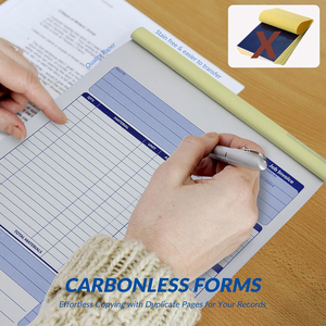 ออกแบบฟรีใบแจ้งหนี้, ใบเสร็จรับเงิน, ใบเช็ค, กระดาษสำเนา, ใบเสร็จ NCR, ใบรายการส่งของ, แบบฟอร์ม, สมุดบันทึก, กระดาษคาร์บอนเลส - Product Image 4