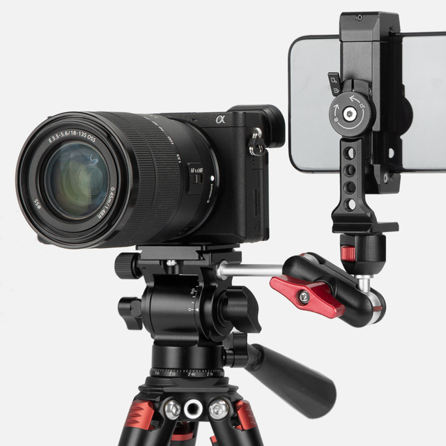 Mini Fluid Head for DSLR Camera Tripod and Monopod and Travel Tripod