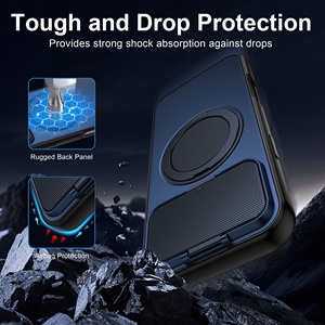 Cover Ibrida Magnetica per <span class=keywords><strong>iPhone</strong></span> 17 Pro Max, Compatibile con <span class=keywords><strong>iPhone</strong></span> 17 16 15 14 <span class=keywords><strong>13</strong></span> Pro, Protezione <span class=keywords><strong>Fotocamera</strong></span> 2 in 1 - Product Image 5