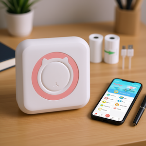 Impresora Térmica Portátil Mini Phomemo de 58 mm, Inalámbrica, Recargable, sin Tinta, para Imprimir Etiquetas, Fotos, Notas de Estudio y Memorandos - Product Image 2