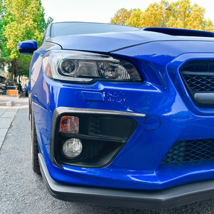 Subaru Wrx Sti Front Air Intake Grille 2014-2016 Piano Black Carbon Fiber Texture Abs <b>Decal</b> Adhesive Fitment - Product Image 1