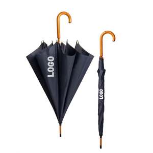 Parapluie coréen personnalisé avec logo imprimé, grand parapluie d'extérieur pour entreprises, protection UV, idéal comme cadeau promotionnel - Product Image 1