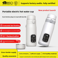 Bouteille d'eau électrique portable à contrôle de température intelligent, tasse chauffante isolante pour les voyages