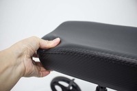 Déambulateur à genou pliable à 4 roues avec panier, scooter à genou d'extérieur avec frein à tambour