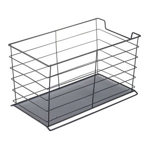 Moderno Escurridor de Platos de Hierro para Encima del Fregadero, de un Solo Nivel, con Cestas de Almacenamiento para Escritorio de Oficina y Encimeras - Product Image 3