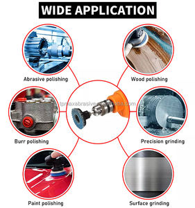 Disque à lamelles abrasif à changement rapide de 3 pouces, meules de meulage personnalisées OEM, grain 40-120 pour perceuse pneumatique/électrique, meuleuse à disque, surface - Product Image 6