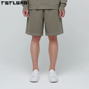 Unisex Custom Logo Summer <b>Sweat</b> <b>Shorts</b> Sustainable Acid Wash Design Heavyweight Cotton Contrast Stitch Casual for <b>Men</b> Women - Product Image 2