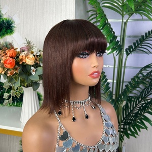 Frange Bobo <b>Wig</b> <b>Human</b> Hair <b>Wigs</b> High Quality and Factory Price 100% <b>Human</b> Hair Promotion <b>Wig</b> - Product Image 5