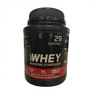 Poudre de protéines de lactosérum 100% OEM, saveur <span class=keywords><strong>vanille</strong></span> et chocolat, 29 portions, sans gluten, 31,7 oz (899 g), complément alimentaire pour le soutien musculaire des adultes - Product Image 2