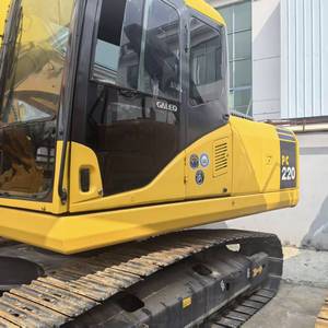 Excavadora GALEO PC220 de 22 Toneladas, Equipo Pesado de Construcción Usado, Máquina con Orugas Amarillas - Product Image 1