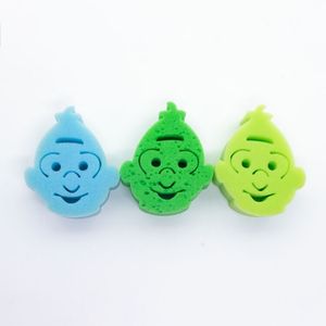 Baby Smile Face Wash Scrubber Esponja de baño de limpieza corporal para mujeres, hombres, exfoliante de ducha para adolescentes - Product Image 1