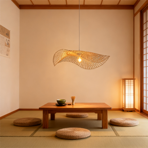 Handmade Indoor <strong>Bamboo</strong> Weaving Chandelier Creative Pastoral Retro Balcony Restaurant Pendant Lamps <strong>Bamboo</strong> <strong>Lighting</strong> - Product Image 5