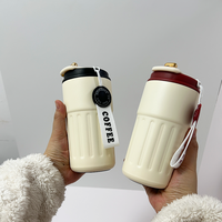 Mug intelligent 15oz 450ml avec affichage LED de la température, couvercle, contrôle intelligent de la température, cordon et isolation sous vide pour les voyages