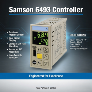 Controlador de Procesos de Automatización Industrial Samson 6493, Protección IP65, Sistema de Control de Procesos Personalizable OEM, 0-50°C Ambiente 1 - Product Image 2