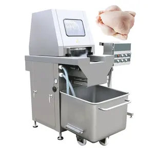 Otomatik balık tavuk eti salamura enjektör/endüstriyel et tuzlu enjeksiyon makinesi