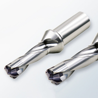Foret à pointe remplaçable de bonne qualité CNC machines-outils couronne U foret perceuse à trou profond 5D 8D 10D 12D