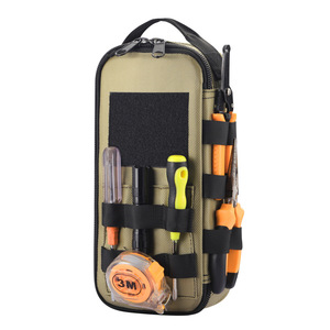 Factory Wholesale OEM/ODM New Heavy-duty Small <b>Tool</b> Kit Portable Hardware <b>Tool</b> Storage <b>Bag</b> Multi-functional Hand-held Khaki - Product Image 6