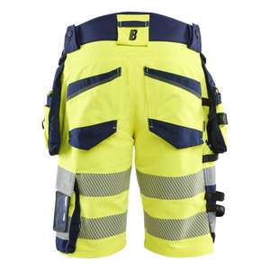 BLAKLADER - 112016483389C50 Pantalones cortos de alta visibilidad Elásticos en 4 direcciones Hi-vis Amarillo/Azul Marino-EAN 7330509927649 ROPA DE TRABAJO DE LA HI-VIS - Product Image 2