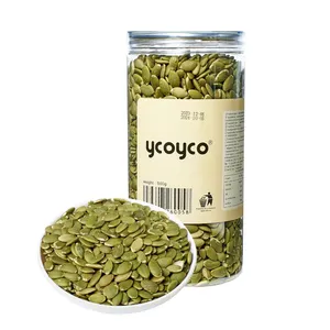 YCOYCO 500g Healthy White Pumpkin Seeds Dried and Original Canned Pumpkin Seed Kernel for Food Ingredients Pumpkin Seeds