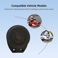 Simulateur de son de moteur de voiture de sport, klaxon 12-96V pour moto électrique, système de simulation de klaxon, haut-parleur pour vélo électrique