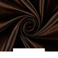 Tissu de Doublure Soie Glacée Nacre Uni Largeur 150 cm, Polyester Extensible Opaque Doux et Dense, Type Satin, Idéal pour Rideaux de Scène et Décorations