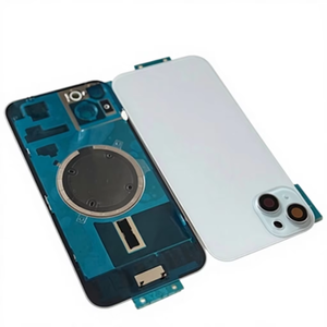 Vente en gros de coques arrière en verre de remplacement pour iPhone 15 15 Plus avec grande ouverture et charge sans fil NFC - Product Image 4
