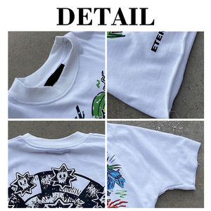 Camiseta Corta Oversize de Alta Calidad Estilo Urbano, 300GSM, Algodón Pesado, Diseño Gráfico Vintage, Camiseta Boxy Personalizada para Hombre - Product Image 6