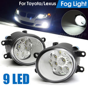 Conjunto de Faros Antiniebla LED Blancos para Automóvil, para Toyota Corolla, Camry, Yaris, Vios, RAV4, para Lexus RX350, RX450, LX570 - Product Image 1