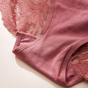 SMOOTH Mutandine Sexy in Pizzo Plus Size per <span class=keywords><strong>Donne</strong></span>, <span class=keywords><strong>Slip</strong></span> Trasparenti in Rete con Inserti in Pizzo e Fondo in <span class=keywords><strong>Cotone</strong></span> - Product Image 3
