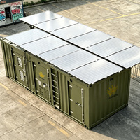 Groupe électrogène diesel silencieux EPA intégré à panneaux solaires 30KW 50KW 80KW 100KW 200KW avec générateurs de secours ATS pour la maison