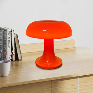 Moderne ABS Aluminium Pilz Tisch lampe USB Power Button Control für einstellbare Farb temperatur/Helligkeit Einfaches Design für - Product Image 4