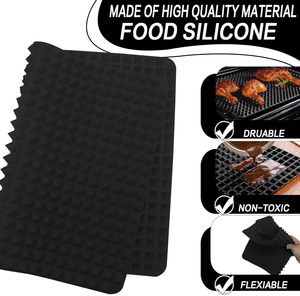 Red Pyramid <b>Food</b> Grade Silicone Baking Mat 16x11inch Eco-Friendly - Product Image 3