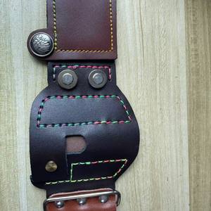 Correa de muñeca para carrete de pesca, piel de vaca de primera calidad, antideslizante, accesorio universal de soporte para muñeca para adultos, Ztc445 - Product Image 3