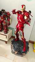 Estatua de Resina Personalizada de Iron Man MK7 a Escala 1/2 (110 cm), Figura de Acción Coleccionable de Marvel Avengers para Decoración de Interiores