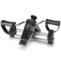 Vélo d'exercice pliable électrique portable en aluminium pour la rééducation à domicile, entraînement des bras et des jambes