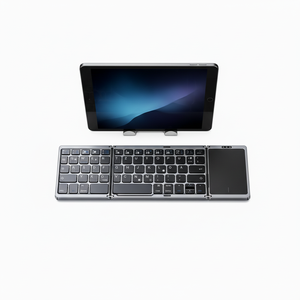 Clavier Bluetooth pliable Cube Pocket / Clavier sans fil miniature pliable portable Clavier Bluetooth sans fil pour <span class=keywords><strong>iPad</strong></span> 5e génération - Product Image 1