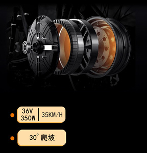 Bicicleta Eléctrica de Montaña Híbrida DLSshark de 750W con Neumáticos Gruesos 26*4.0 48V, Ideal para Nieve - Product Image 6