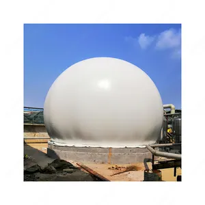 Miniplanta de energía de biogas portátil para el hogar, globo de PVC de larga vida útil, generador de 10 mw, tamaño familiar