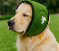 Cache-oreilles pour chien en tissu uni, doux, mignon, anti-anxiété, anti-bruit, apaisant, accessoire pour Halloween, Noël, Nouvel An