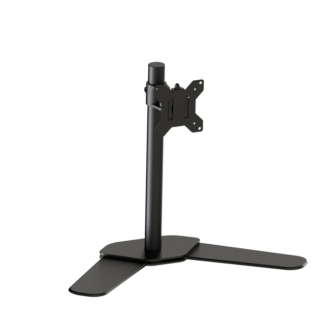 New Adjustable Single Monitor Arm Stand 90 Degrees Tilt Aluminum Alloy VESA 75/100mm for 14"-27" Screens Stock 360 Rotation