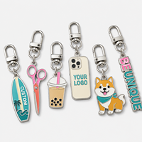 Porte-clés en métal personnalisé, acier inoxydable, logo gravé au laser, porte-clés en gros, cadeau promotionnel d'entreprise